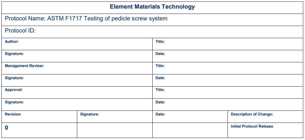 Sample signature block